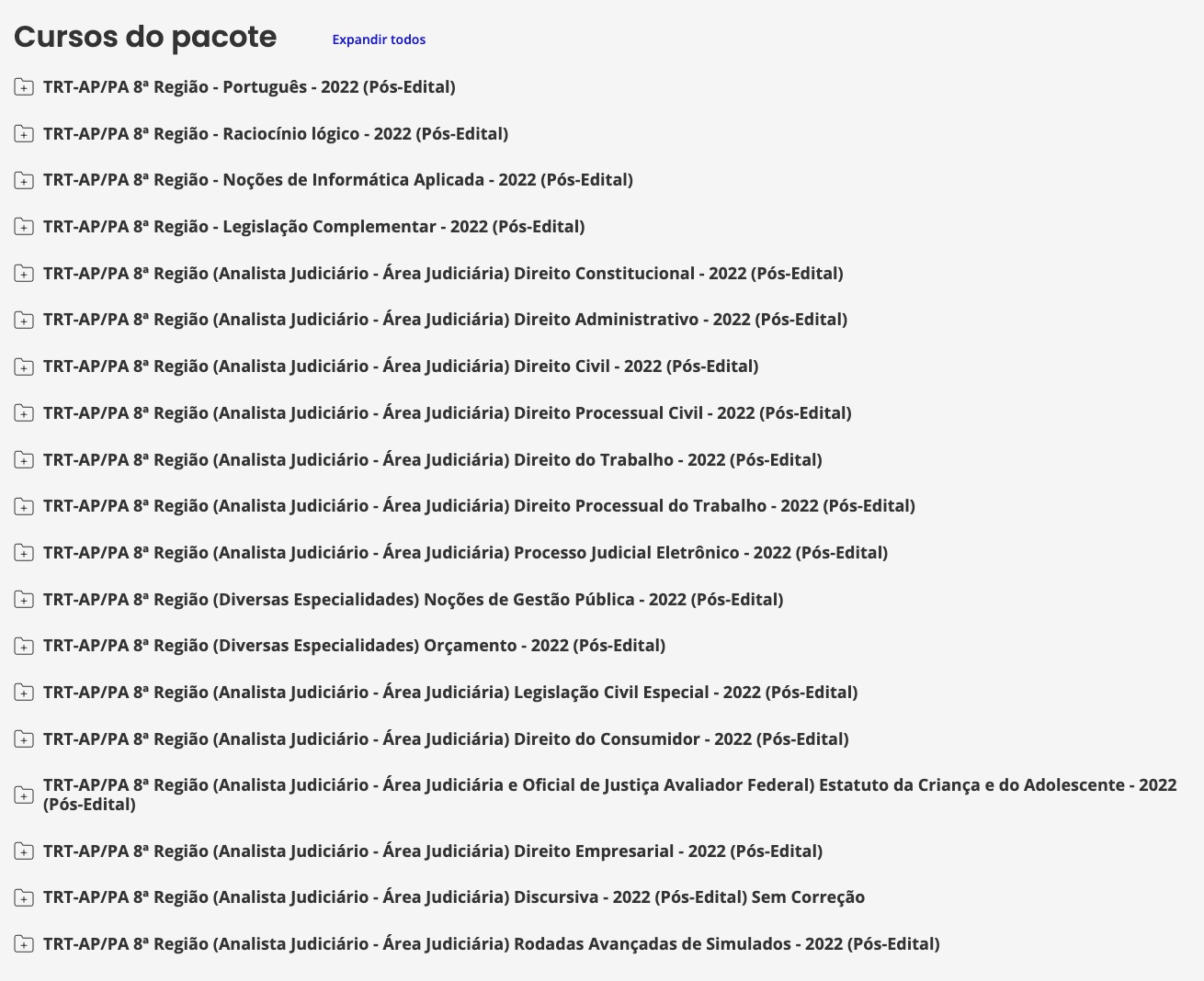 RT APPA 8a Regia%CC%83o Analista Judicia%CC%81rio A%CC%81rea Judicia%CC%81ria Pacote Completo 2022 Po%CC%81s Edital